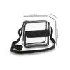 Enkrio Clear Transparent Crossbody Shoulder Lightweight PVC Waterproof Pouch Bag, Bag, Material,