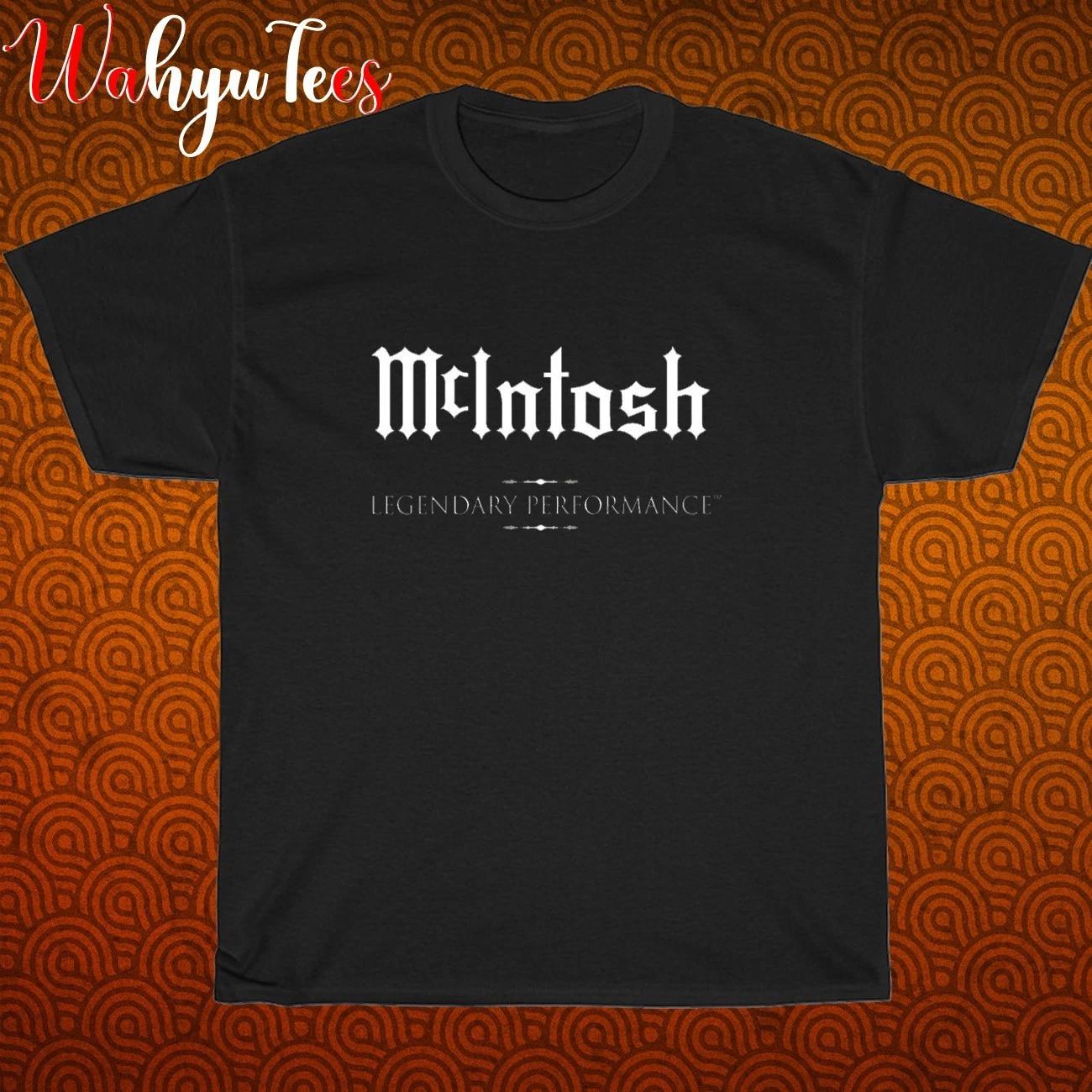 McIntosh Laboratory Legendary Logo Black/Navy Size S-5XL Unisex T-Shirt XXXL