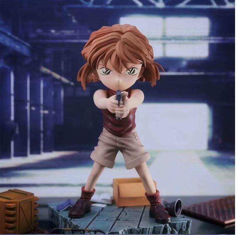 

Amine Detective Conan with Gun Anita Hailey Vi Graythorn Sherry Haibara Ai Action Figure Toys 18cm no box