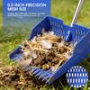 Adjustable Chicken Manures Scoops Rakes Poultry Poop Scooper for Durability in Poultry Farm Cleaning Task Multiuse Cleaner