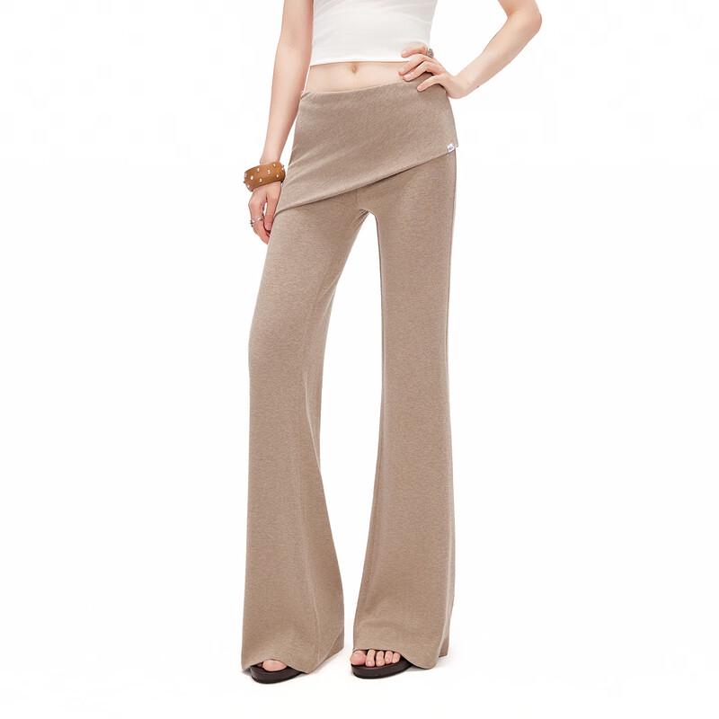 unifree Relaxed Fit Flared Casual Pants