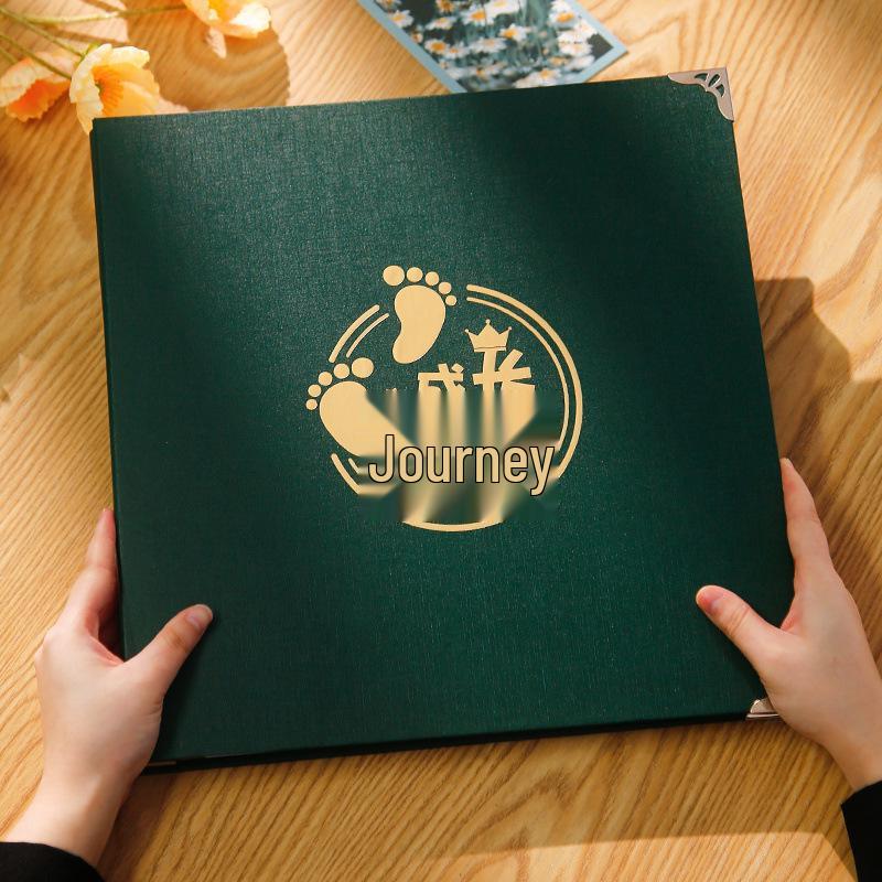 Álbum de Fotos Autoadhesivo Hecho a Mano de Gran Capacidad para Recuerdos Familiares y de Bebé