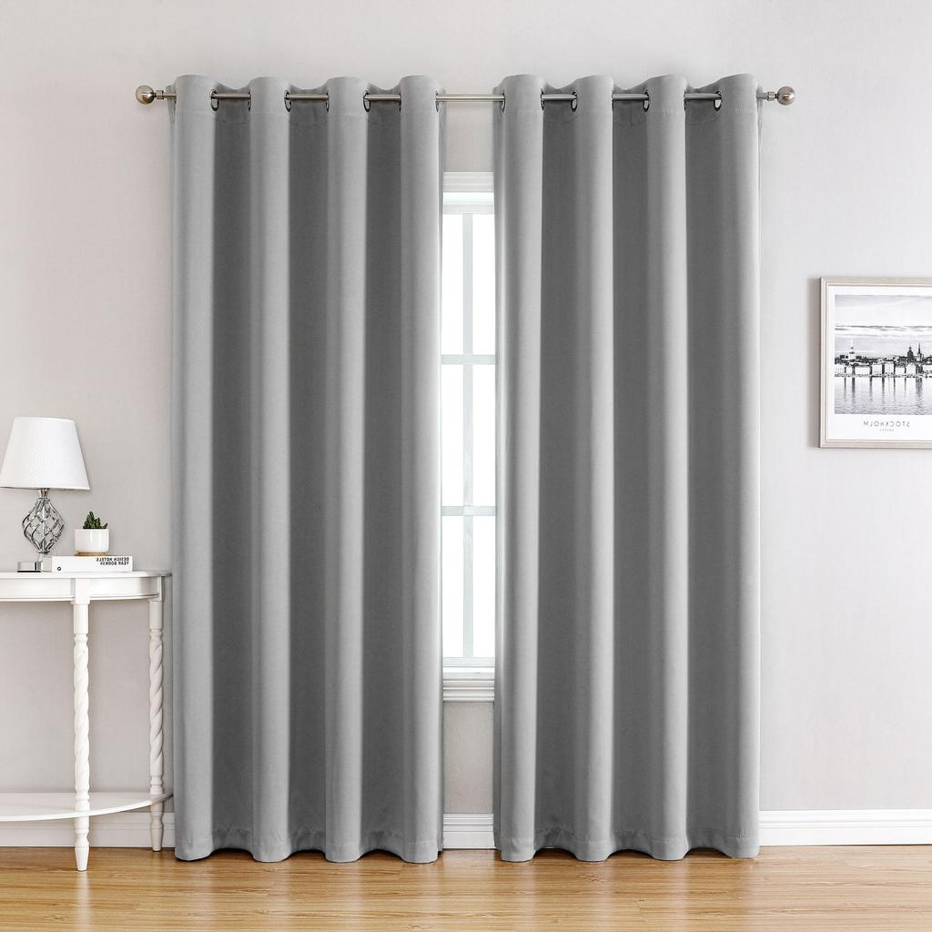 Home Decoration Living Room Bedroom Simple Multi-Color High Precision Blackout Heat Insulation Windshield Curtain Fabric