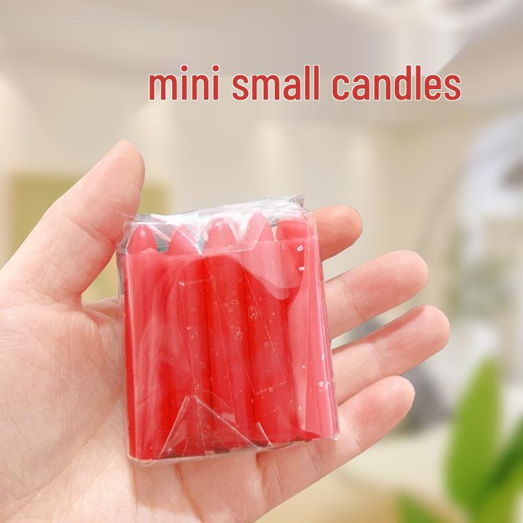 Red & White Smokeless Odorless Candles: Romantic, Emergency & Holiday Lighting
