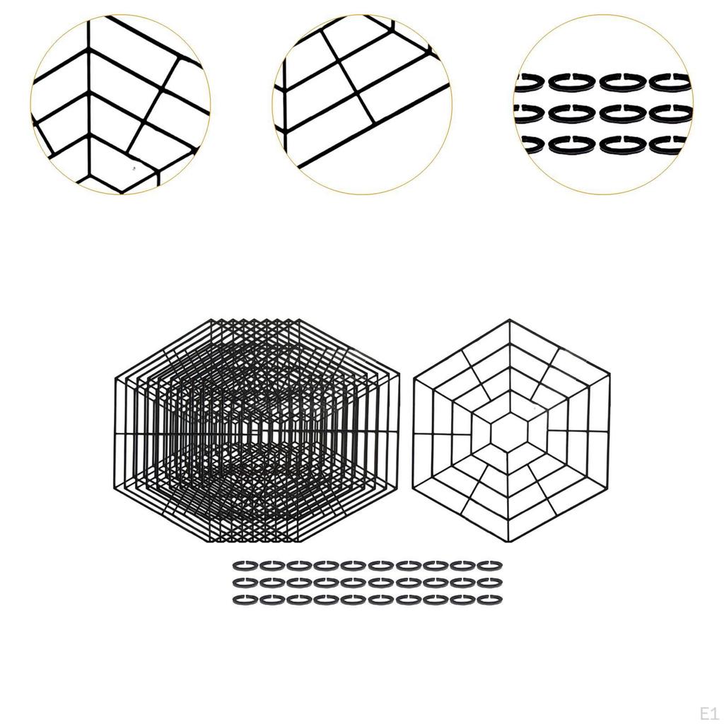 10 Pieces Pond Guard Netting Fish Protector Net Avoid Cats Practical