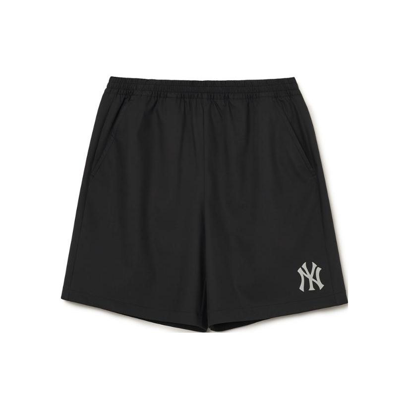 MLB New York Yankees Casual Shorts Unisex Black Moderate 3ASMR0133-50BKS XS