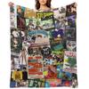 Old School Hip Hop Throw Blanket Decorative Sofa Stuffeds halloween Thin Blankets