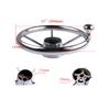 Boat Accessories  Steering Wheel With knob Stainless Steel 5 Spoke 25 Degree 11'' For Marine Yacht