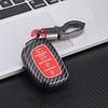 4 Buttons Carbon Fiber Abs Key Tpu Car Key Case Cover For Hyundai Sonata  Key Shell Fob Auto Car Accessories