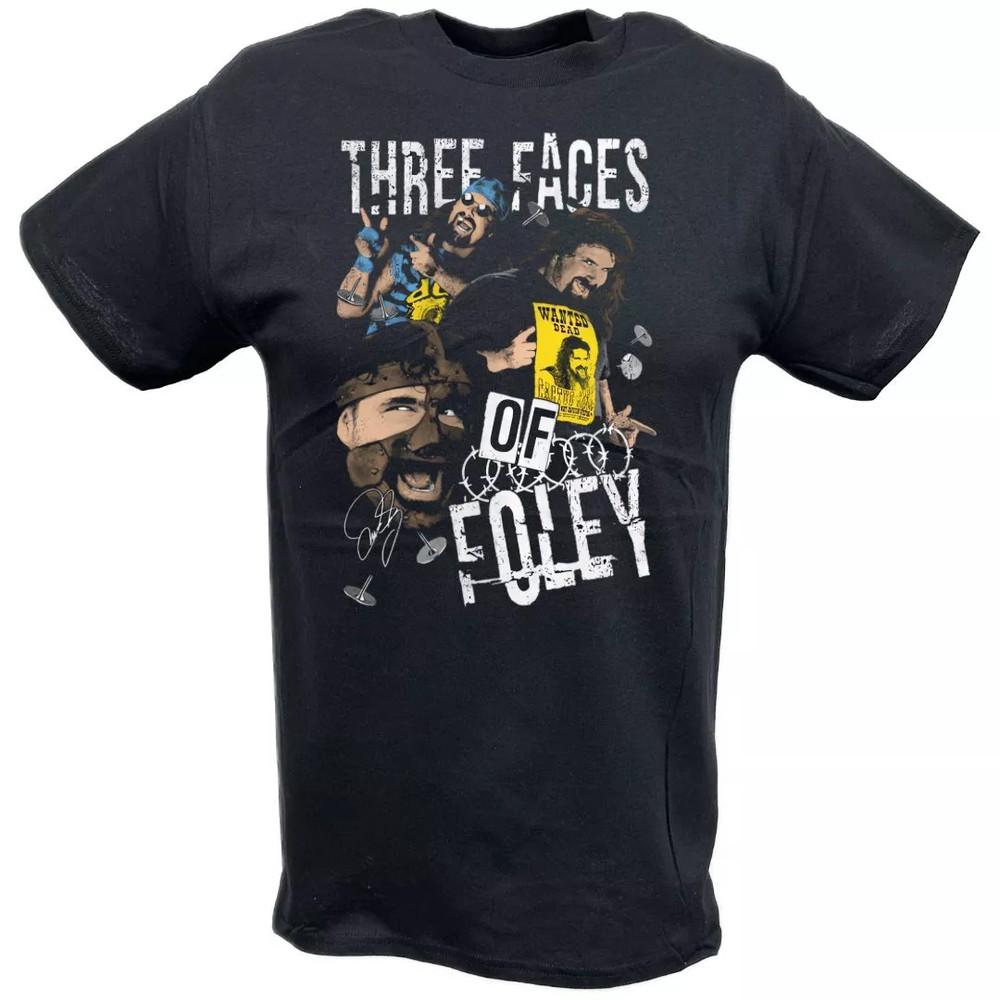 Mick Foley Black Heavy Cotton Full Size To 4XL Shirt Unisex Unisex T-Shirt XXXL