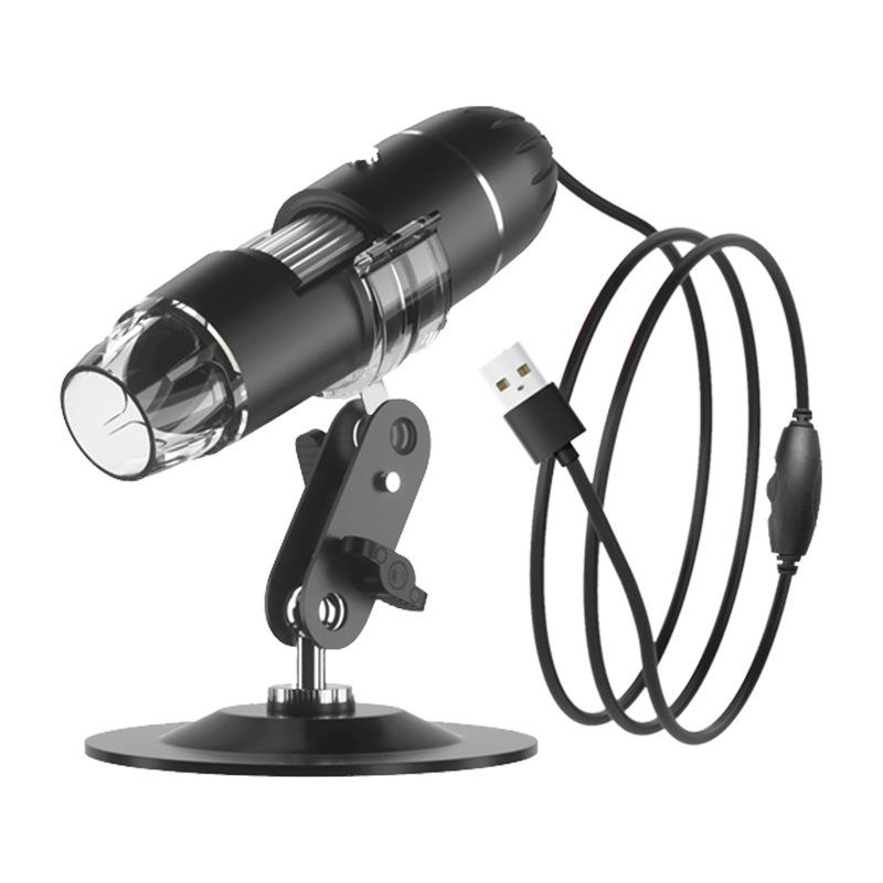 1600X Portable Electronic Microscope Zoom Digital Microscope with Stand Optical Microscope for Jewelry Appraisal Video