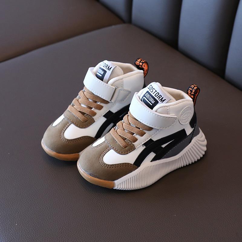 

Детская спортивная обувь, обувь для девочек, обувь для мальчиков и младенцев, баскетбольная обувь 23 хаки