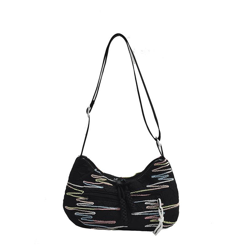 

Досуг Большая вместимость Поездки Диагональная сумка через плечо чёрный