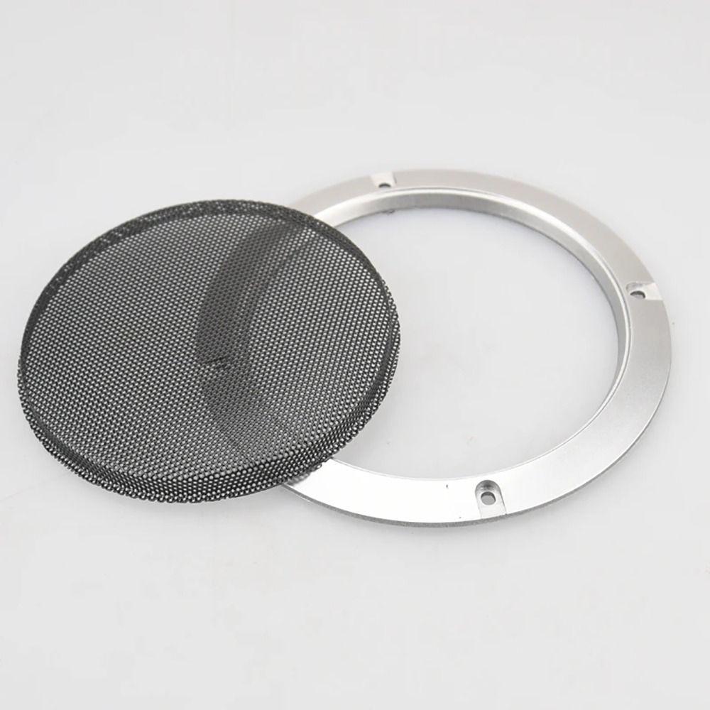 1Pcs 2/3/4/5/6.5/8/10 inch Speaker Net Cover Metal Iron Wire Grilles High-grade Speakers Plastic Frame Enclosure Decorative Mesh