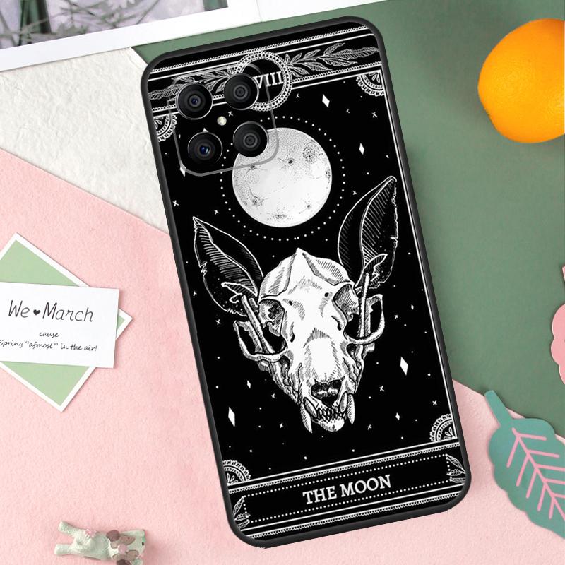 Witches Moon Tarot Case For Huawei P20 P30 P40 Lite P50 Pro Nova 5T P Smart 2021 Funda For Honor 50 70 X8 X9