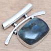 Amazonite Drusy Gemstone Handmade Women's Unisex Silver Jewelry Pendant 1.75