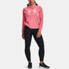 Under Armour Rival Terry Logo Printed Hoodie Women hoodies Light-Pink 1369460-655
