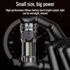 9 LED Portable Flashlights Type-C Rechargeable Torch With Pen Clip COB Flashlight Outdoor Fishing Tail Magnetic Work Light