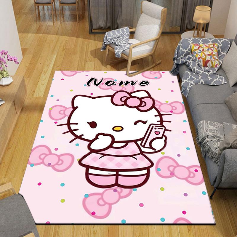 Custom 1Pc Melody Pink Garden Rug Office Carpet Indoor Outdoor Entrance Doormat Nonslip Soft And Comfortable Living Room D2915319