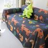 Summer Cool Breathable Ice Silk Sofa Towel Cute All-Inclusive Sofa Cover Dust Cover Living Room One-Piece Sofa Cover Cloth