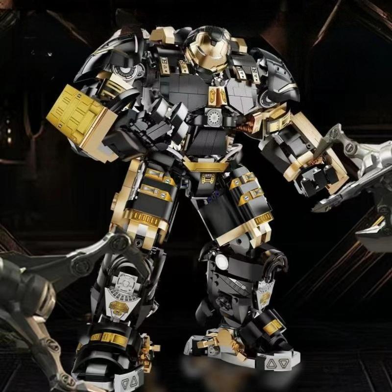 2348PCS Mech Warrior Building Blocks Sets Assembly Robot Model Bricks Desktop Ornaments Gifts For Adult Boys