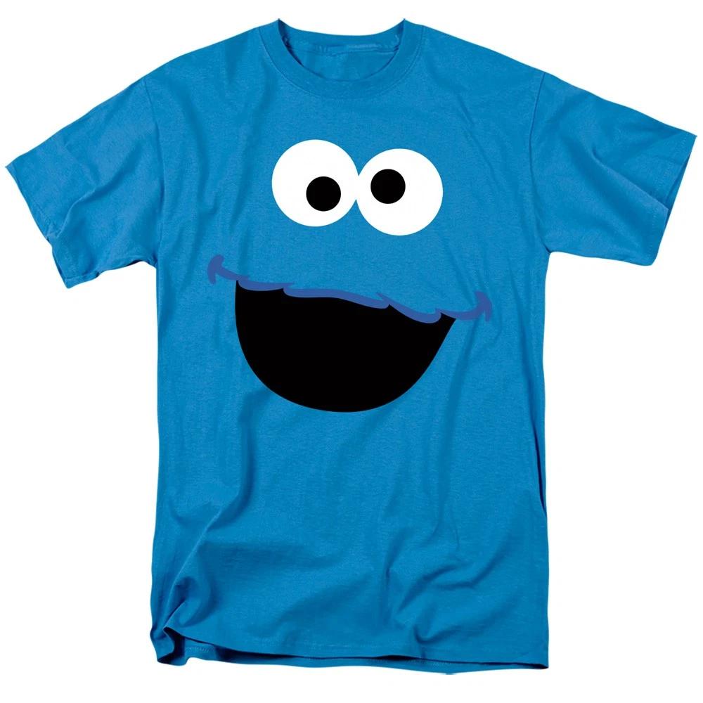 Sesame Street Cookie Monster Face Licensed Children s T-shirt 140