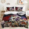 Three-Piece Mushroom 3D Quilt Set Two-Piece Bedding Digital Printing Kit