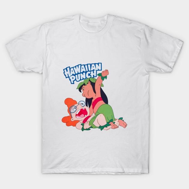 

Men Black Print T-shirt Hawaiian Punch! No-Cut Transfer Paper Print Cotton Tshirt L белый