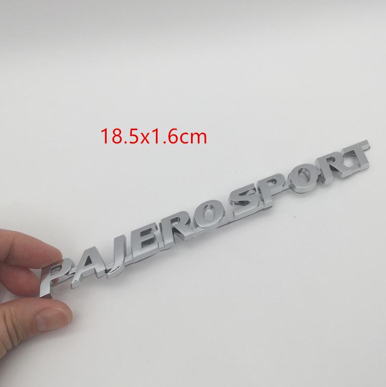 1pcs for Mitsubishi LANCER L200 EVOLUTION PAJERO OUTLANDER car Letter Emblem Rear tail trunk Decals badge sticker Decal styling