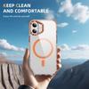 For iPhone 17 Clear Phone Case with Lens Kickstand Cover Compatible with MagSafe