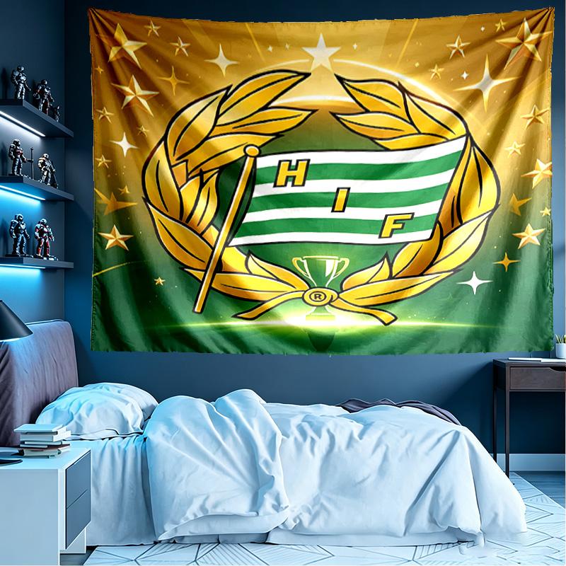 Hammarby IF Print Tapestry, Lightweight Wall Hanging, for Bedroom, Dorm, Living Room, Home Art Decor, Birthday Christmas Gift