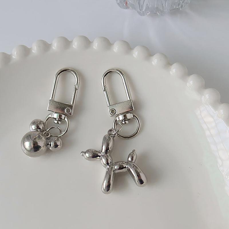Autumn And Winter  Cool Wind Butterfly Balloon Dog Key Chain Cool Fun Bag Pendant Lovers Girlfriends Gift