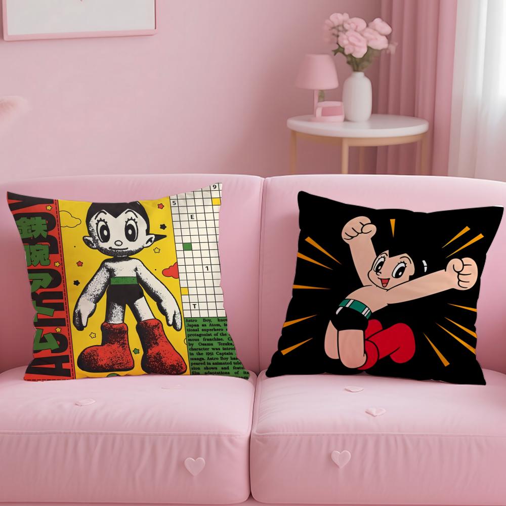 Anime S-Astro B-Boy Cushion Cover Comfortable Reversible Pillow Cover Ideal for Car Sofa Bedroom & Beyond
