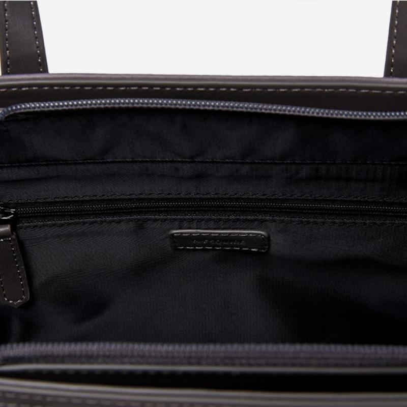 By Esquire Women Nylon Square Tote Bag Gray
