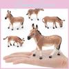 African Wild Animal Pvc Model Set With Stand For Childrens Educational Play