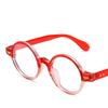 Retro Round Frame Fashion Glasses Anti Blue Light Computer Fashion Lightweight Eyeglasses Women Men