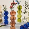 Transparent Spherical Vase for Flower Arrangement in Living Room for Friends
