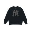 New MLB Old Flower Sweatshirts Unisex Black 3AMTM0114-50BKS
