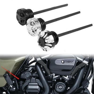 Colorful Hexagonal CNC Aluminum Engine Oil Dipstick for Motorcycle Modification