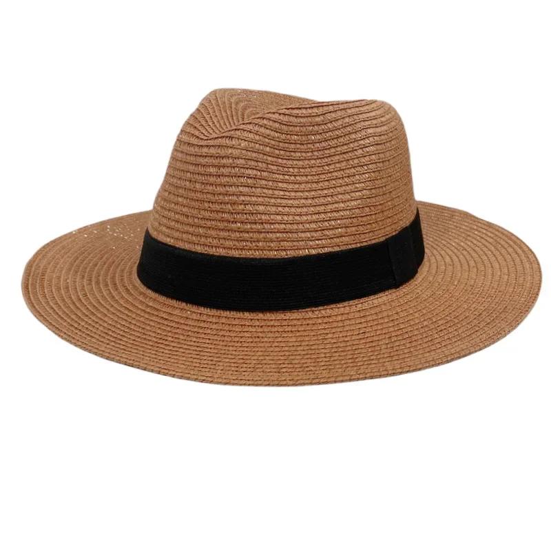 Foldable Wide Brim Sun Protection Hat for Men And Women Outdoor Travel Beach Caps Summer Soft Top Straw Cap