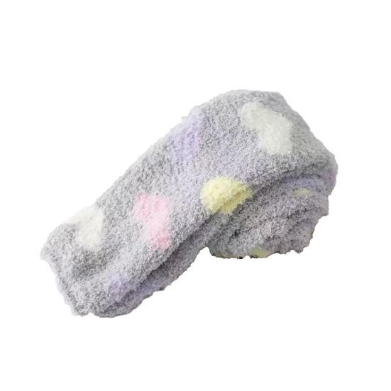 Women Long Floor Socks Soft Fluffy Over Knee Socks Colorful Warm Thick Thigh High Socks for Home Indoor Wear Bedroom Sleeping