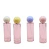 Colorful Round Ball Cap 30ML Small Cylinder Premium Perfume Bottle Portable Dispensing Cosmetic Spray Glass Bottle