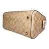 Coach Rowan 27 Logo Zip Closure Boston Bag Women handbags Light-Khaki 83607-IMDQC