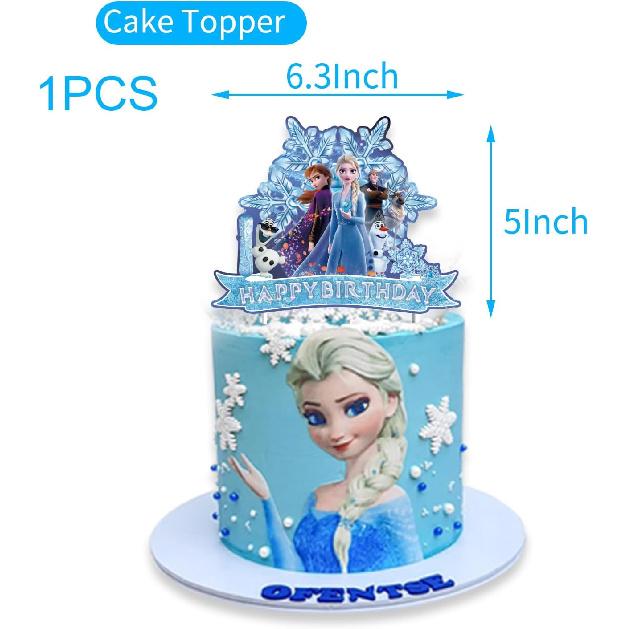 

25 шт. Топперы для ледяного торта, Топперы для кексов, Украшение для вечеринки в честь дня рождения, Украшения для торта для ледяной вечеринки