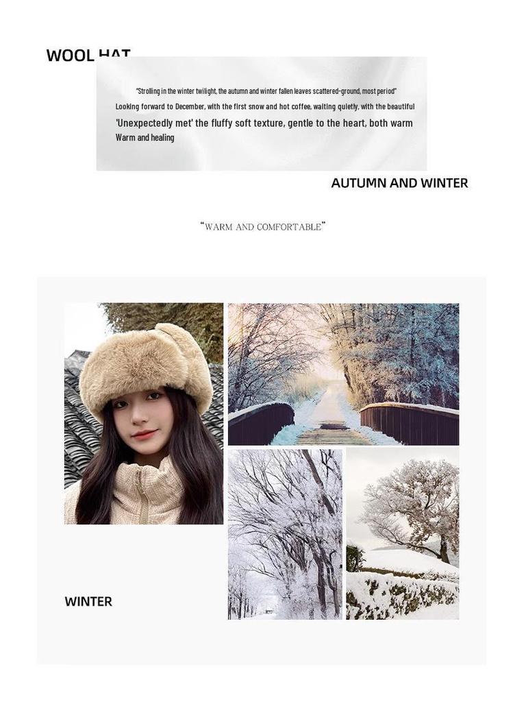 Unisex Winter Winddichte Samt Dicke Mütze mit Ohrenschutz zum Radfahren