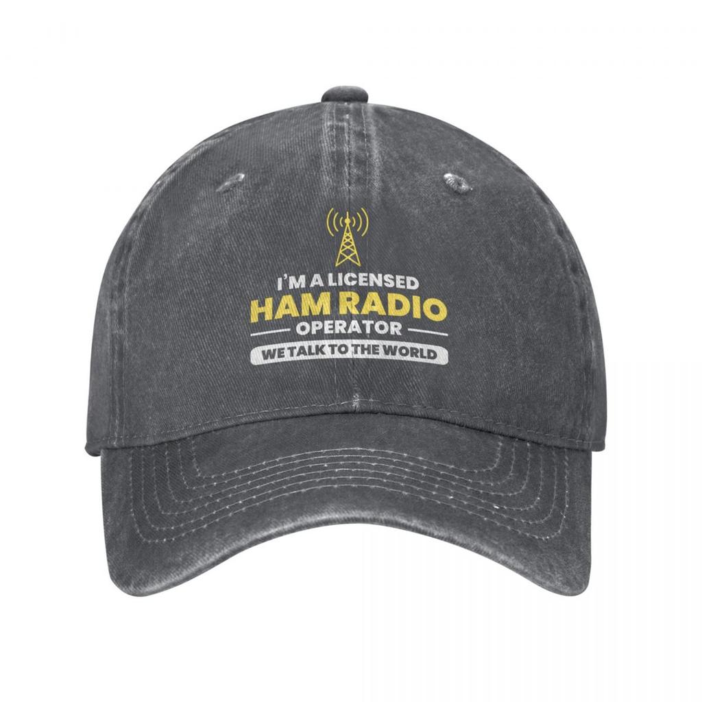 Amateur Ham Radio Operator Caps Unisex Women Cotton Trucker Hat Causal Wear Adjustable Baseball Cap