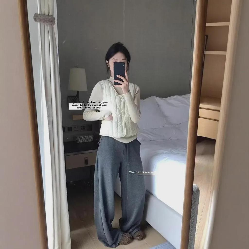 METWO Damen Winddichte Schlankmachende Fleeceweste für Herbst und Winter