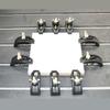 Industrielles Bogen-Druckplatten-Set Langlebige CNC-Fräsdruckplatte für T-Nuten-Tisch Metall & Kunststoff