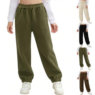 Children's Loose And Casual Leg Tied Pants