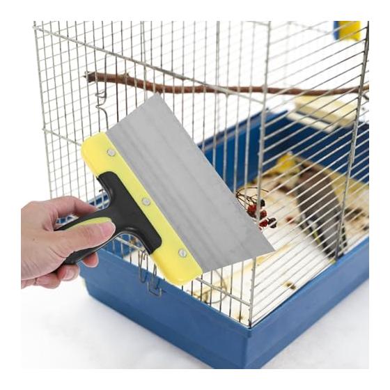 Adorainbow Pigeon Dropping Cleaning Scraper 20cm Width Stainless Steel Bird Dropping Balcony Cage Cleaning Pigeon Dropping Cleaning Outdoor Garden